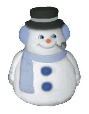 Roly-Poly-Snowman-Statue-1 | Plaster Carousel